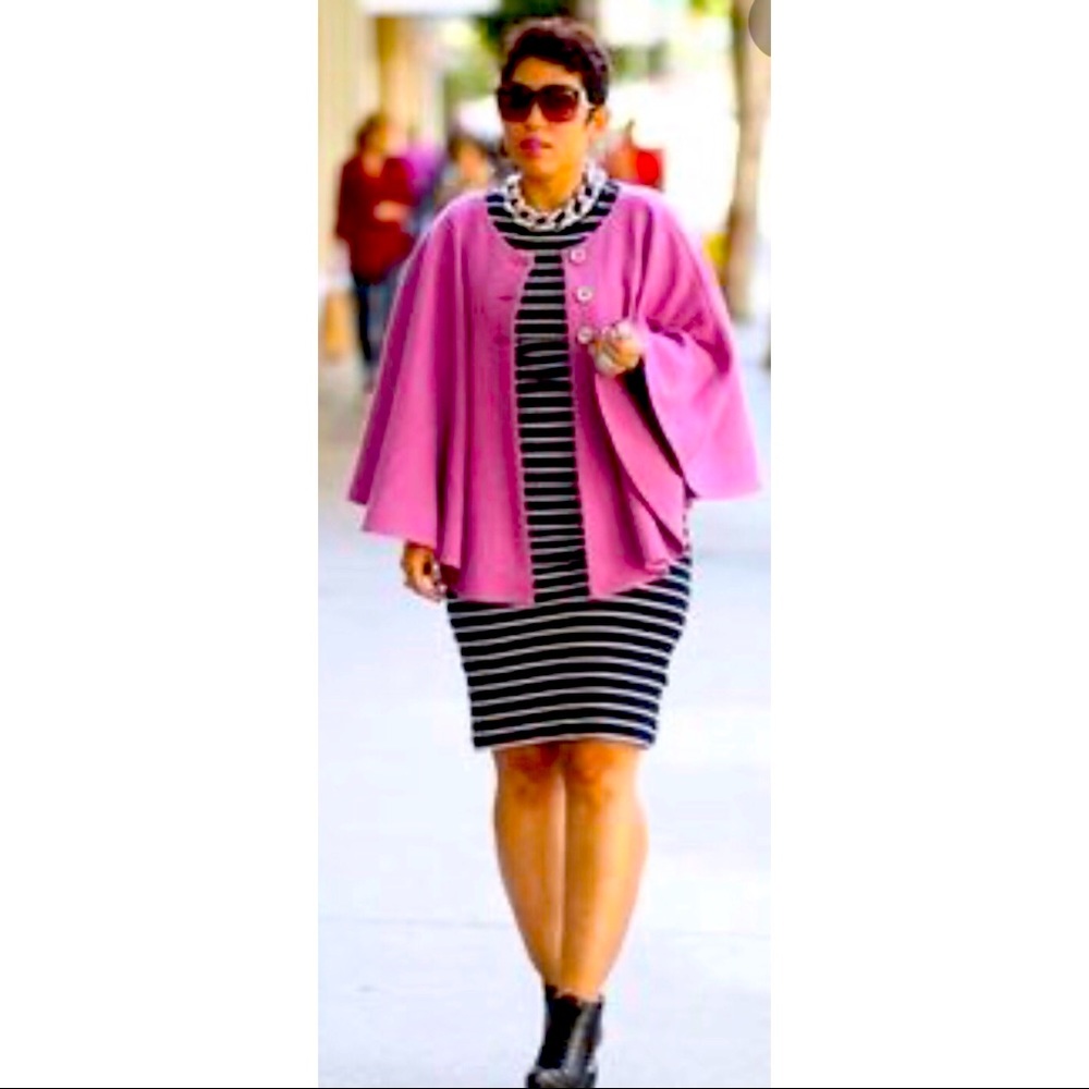 Incredibly Soft Purple Swing Coat